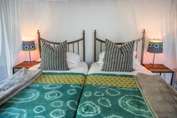 Boteti River Camp: Doppelbett