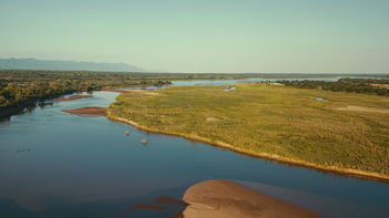 Kanyemba Lodge: Sandbänke