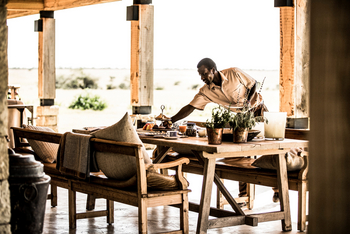 Segera Retreat: Restaurant mit Blick