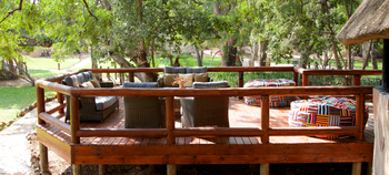 Tuli Safari Lodge Mashatu: Lounge Deck