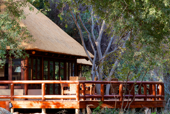 Tuli Safari Lodge Mashatu: Veranda