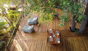 Xugana Island Lodge: Lodge von oben