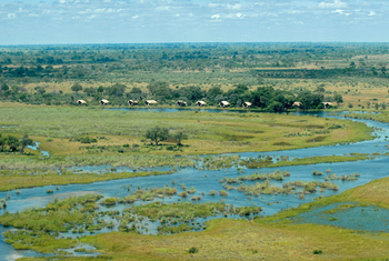 Lagoon Camp Lagoon Camp: Luftbild - Hochwasser