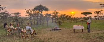 Naboisho Camp: Sonnenuntergang