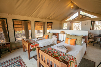 The Hide: Deluxe Tent - Einzelbetten