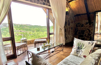 Big Cave Camp Big Cave Camp: Ausblick Gästezimmer