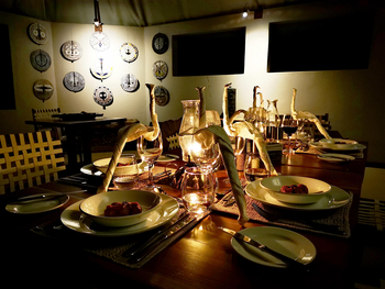 Konkamoya Lodge: Dinner Table