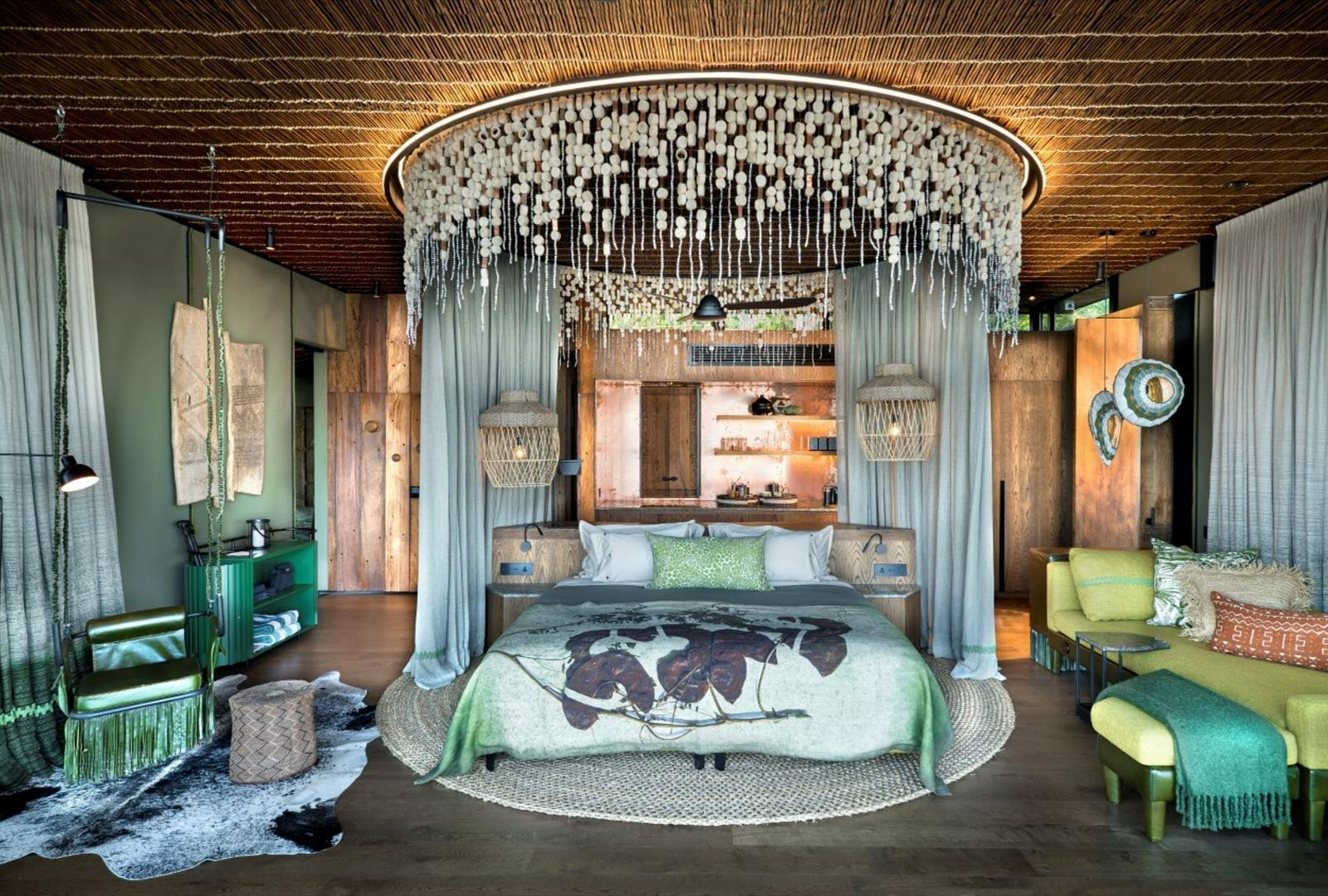 Lolebezi Safari Lodge Lolebezi Safari Lodge: Doppelbett mit Moskitonetz