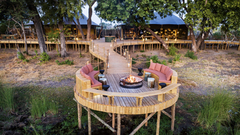 North Island Okavango Camp North Island Okavango Camp: Feuerdeck