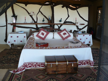 Sarara Camp: Doppelbett