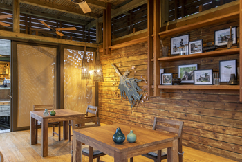 Vumbura Plains Camp: Speisesaal