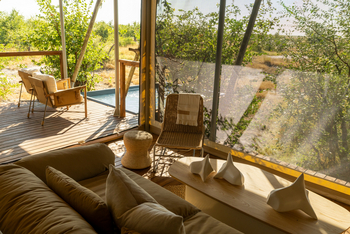 Wilderness Mokete Camp: Private Lounge und Plunge Pool