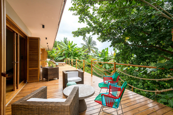 Zuri Zanzibar: Garten Villa Terrasse