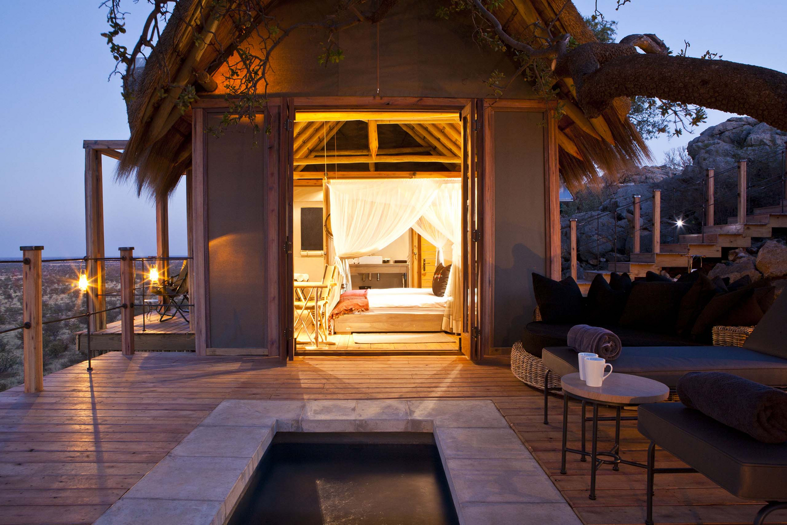 Dolomite Camp Dolomite Camp: Blick in ein Gästechalet