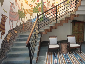 Forsyth Lodge Forsyth Lodge: Treppe im Haupthaus