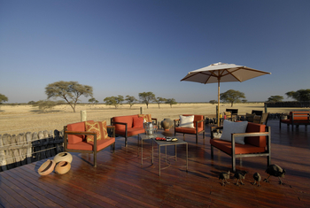 Frans Indongo Safari Lodge: Terrasse