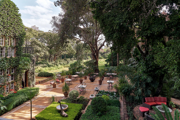 Giraffe Manor: Garten