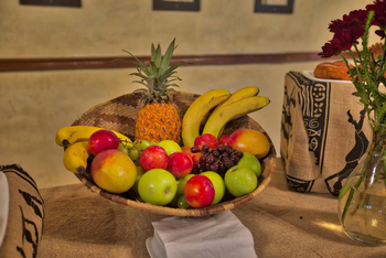 Island Safari Lodge: Essen und Trinken