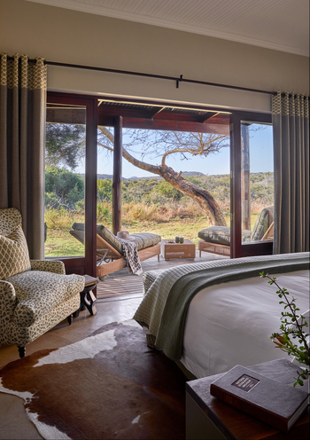 Kwandwe Melton Manor: Zimmer mit Terrasse