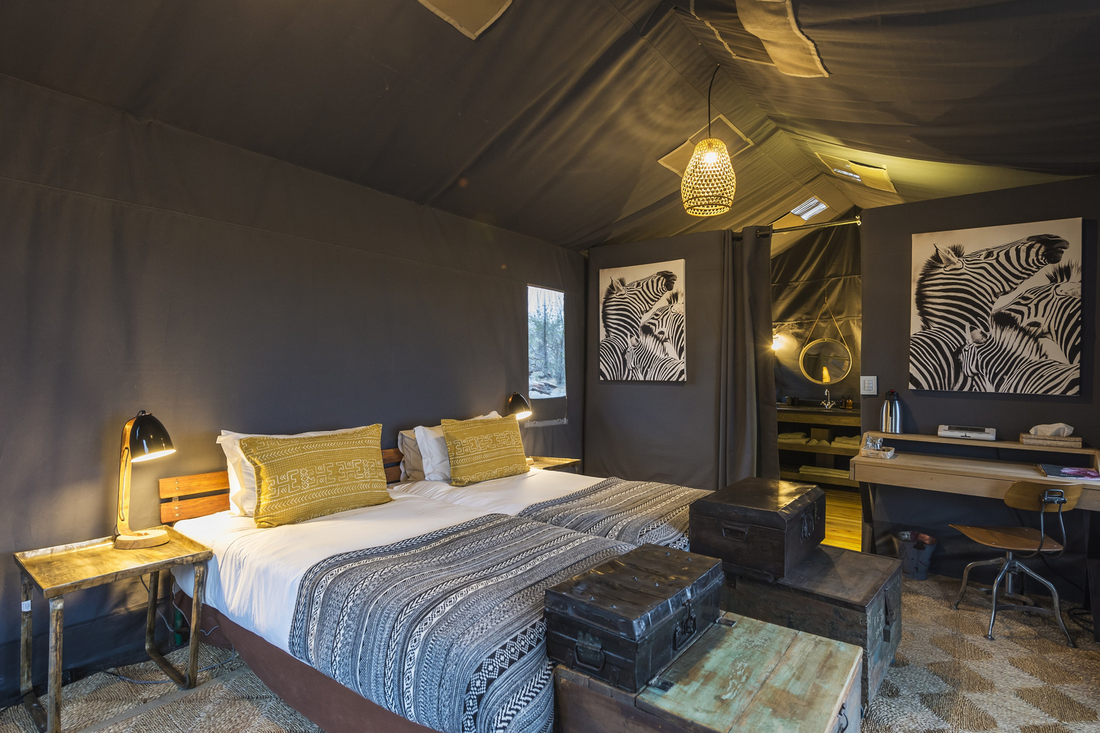 Linyanti Tented Camp Linyanti Tented Camp: Gästezeltinterieur