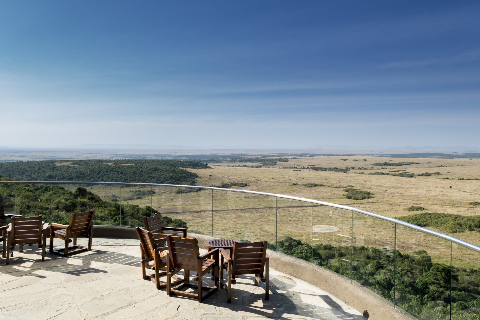 Mara Serena Safari Lodge Mara Serena Safari Lodge: Blick von der Terrasse