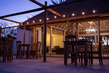 Norotshama River Resort: Restaurantterrasse