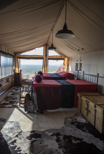 Shu'mata Camp:Gästezelt-Interieur