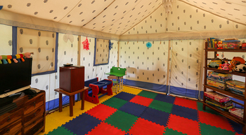 The Trident, Agra: Spielzelt