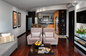 Anantara Bazaruto Island Resort: Lounge im Gästezimmer