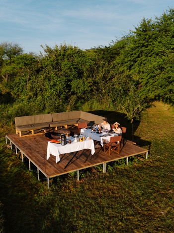 Asanja Siri Bustani Grumeti Camp: Feuerdeck