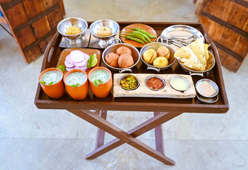 Brij Lakshman Sagar: Küche - Lunch Spread