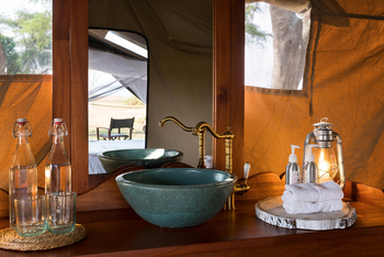 Honey Bear Bushcamp: Waschtisch