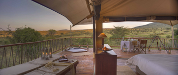 Mara Bushtops: Zeltsuite - Private Dinner