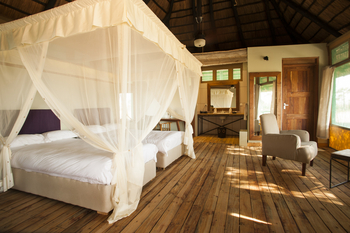 Maramboi Tented Lodge: Einzelbetten unter Moksitonetz