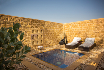 Sujan The Serai: Privater Pool und Ruhebereich