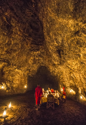Campi ya Kanzi: Cave Dinner
