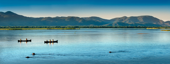 Nyamatusi Camp Nyamatusi Camp: Kanu fahren mit Ausblick