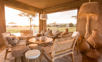 Roving Bushtops Camp: Korbmöbel