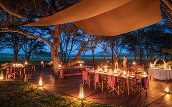 Sirikoi Lodge Sirikoi Lodge: Dinner unter Sternen