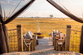 Tuludi Camp: Sky Suite - Blick aus dem Bett