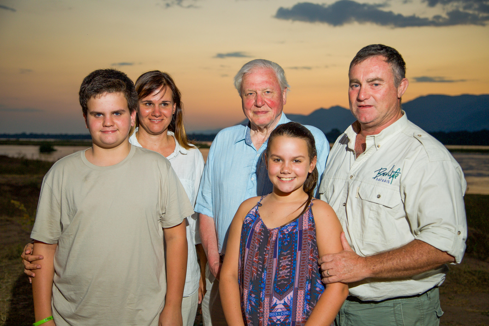 Vundu Camp Vundu Camp: Murray-Familie mit Sir David Attenborough