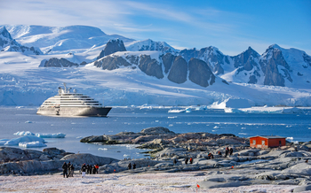 Antarktis: Landungsplatz auf Peterman Island