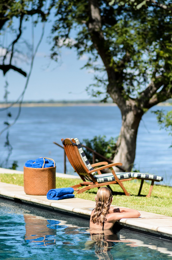 Baines River Camp: Pool mit Blick