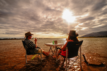 Royal Zambezi Lodge: Sundowner