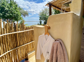 Chiawa Camp: Außendusche