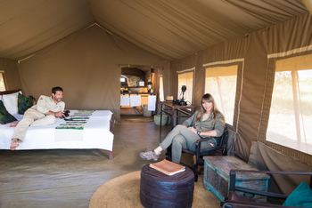 Ronjo Camp: Zeltinterieur