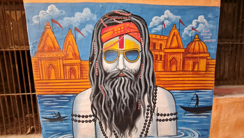 Varanasi: Wandgemälde