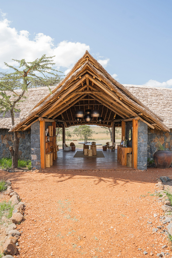 Naboisho Camp: Eingang