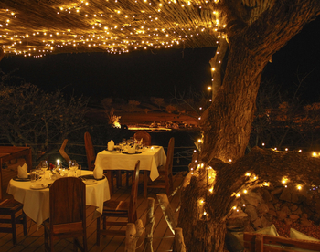 Okutala Lodge: Restaurant