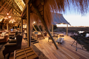 Selinda Camp Selinda Camp: Außendeck